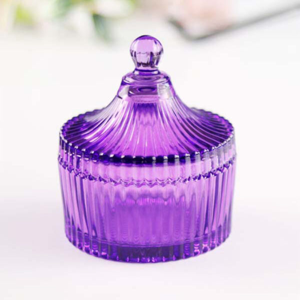 Jasmine - Amethyst Purple Candle Jar