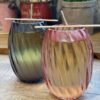 Using our stunning swirl vases as candle vessels